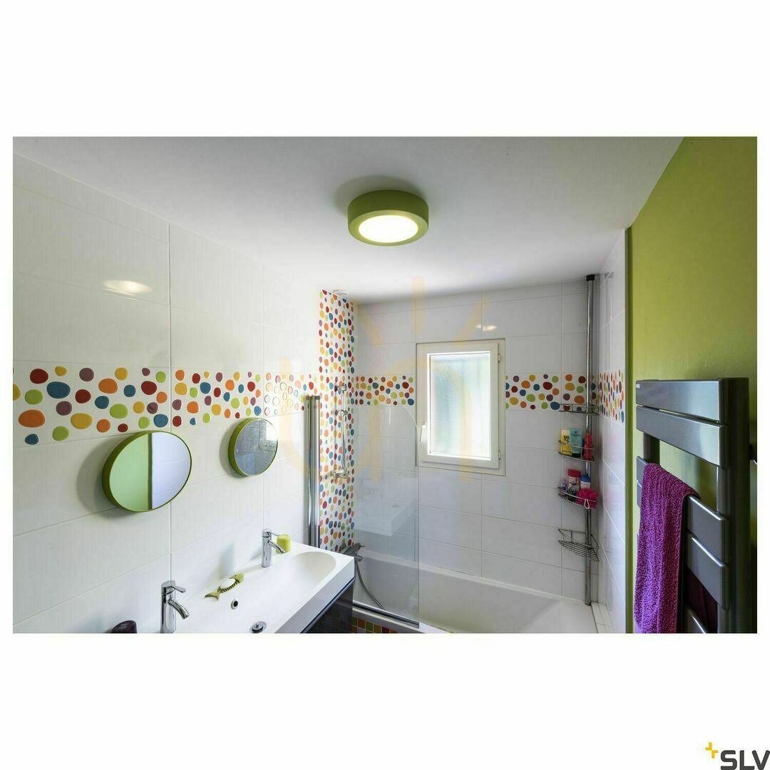 Afişa Lampa de tavan SLV PLASTRA 105 albă din gips E27 31 cm 148001 Lampa de tavan SLV PLASTRA 105 albă din gips E27 31 cm 148001