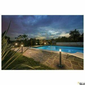 Lampă stâlp exterior SLV TRUST 60 inox 9W 3000K IP55 228110 small 3
