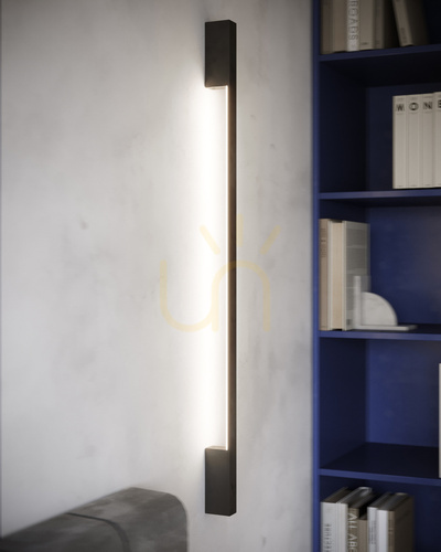 Verifica Lampă de perete SAPPO L negru 3000K Thoro