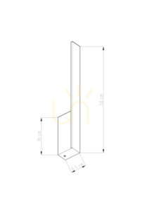 Lampă de perete LAHTI S alb 4000K Thoro small 6