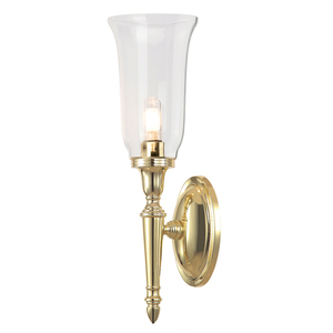 Dryden 1 lumină de perete - alamă lustruită Elstead small 0