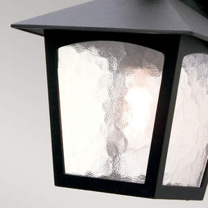 York 1 Light Wall Down Lantern Elstead small 3