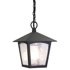 York 1 lumină Lanternă cu lanț pentru verandă Elstead small 0
