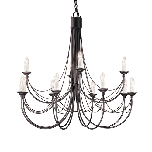 Verifica Carisbrooke candelabru cu 12 lumini Elstead