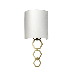 Clark Small 1 Light 1 Light Wall Light - alamă îmbătrânită Elstead small 1