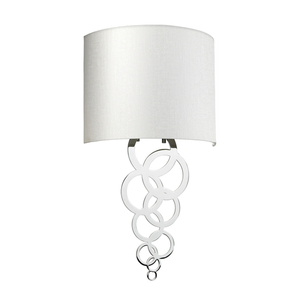 Curtis Medium 1 lumină de perete - crom lustruit Elstead small 1