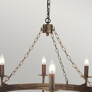 Cromwell 8 Light Chandelier Elstead small 3