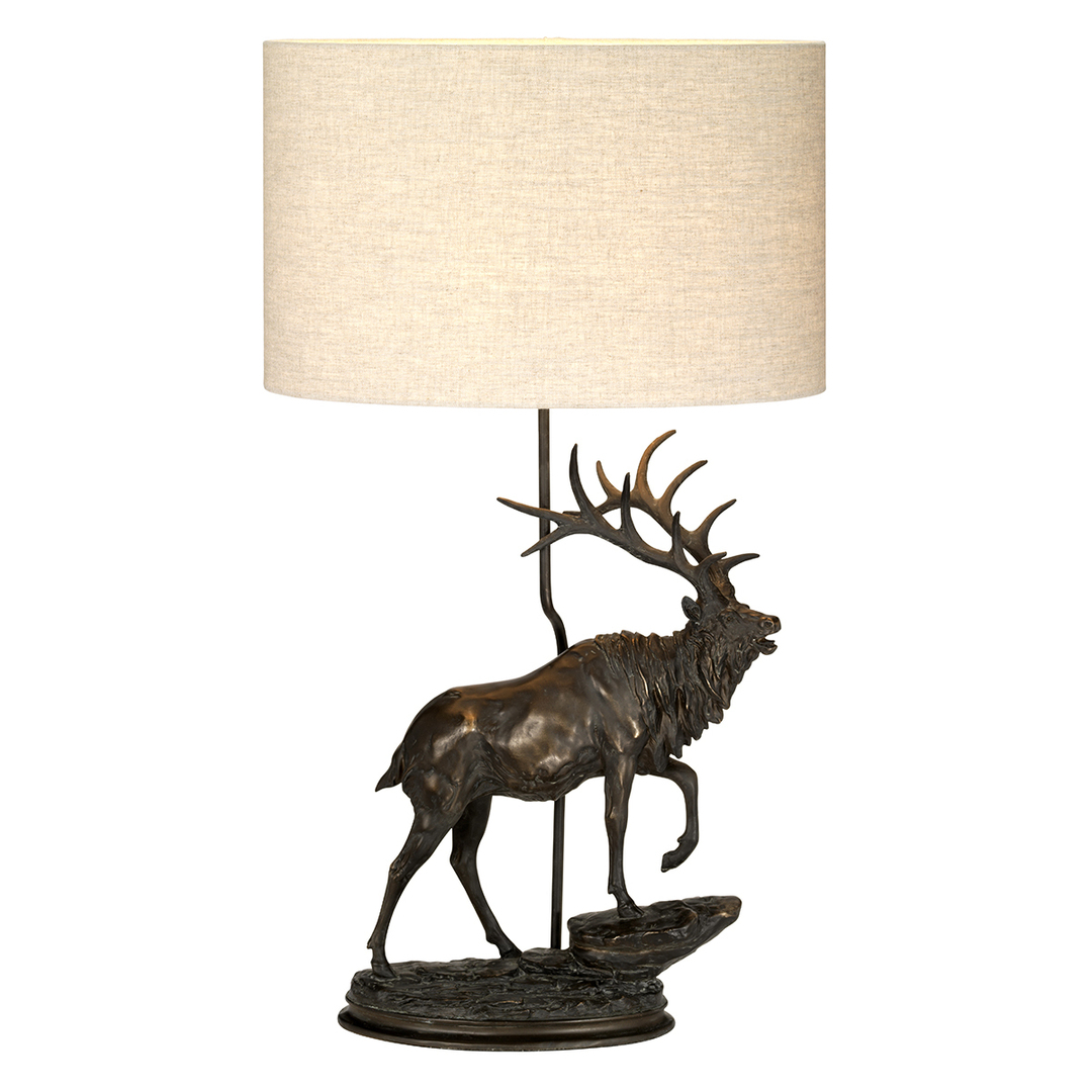 Lampă de masă Angus 1 Light cu abajur oval Elstead