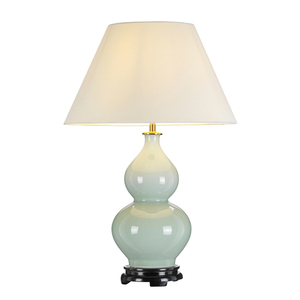 Lampă de masă Harbin Gourd 1 Light cu Empire înalt - Celadon Elstead small 0