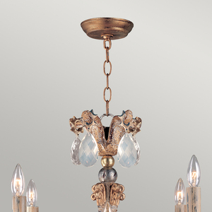 Mignon 8 Lumini candelabru Elstead small 2