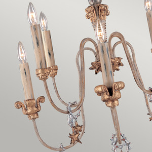 Mignon 8 Lumini candelabru Elstead small 4