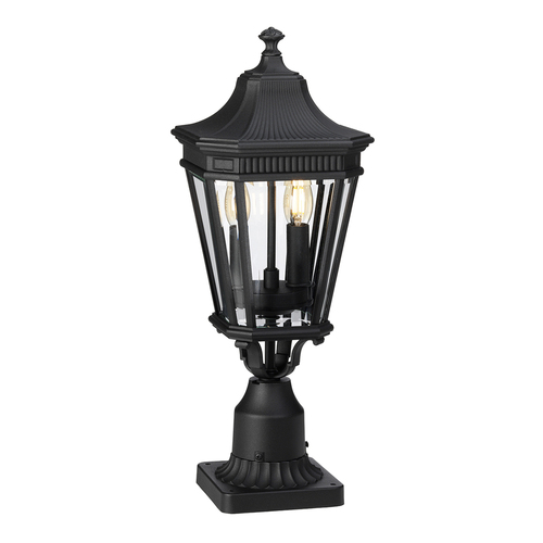 Verifica Cotswold Lane 2 Light Medium Pedestal - negru Elstead
