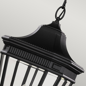 Lanternă cu lanț mare cu 3 lumini Cotswold Lane - negru Elstead small 2