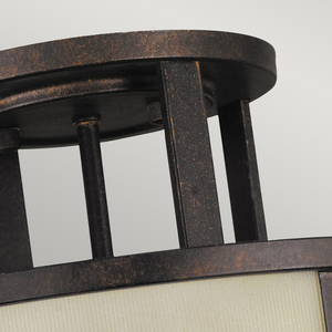 Fusion 3 Light Semi-Flush Elstead small 1