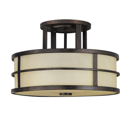 Verifica Fusion 3 Light Semi-Flush Elstead