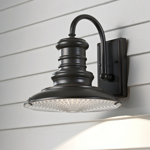 Lanternă de perete Redding Station 1 Light Medium - Restoration Bronze Elstead small 1