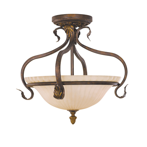 Verifica Sonoma Valley 3 Light Semi-Flush Elstead