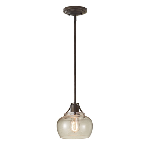 Verifica Urban Renewal 1 Light Mini Pendant - fier rustic Elstead