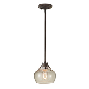 Urban Renewal 1 Light Mini Pendant - fier rustic Elstead small 0