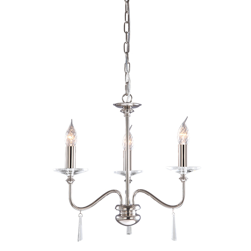 Verifica Lustra Finsbury Park cu 3 lumini - nichel lustruit Elstead