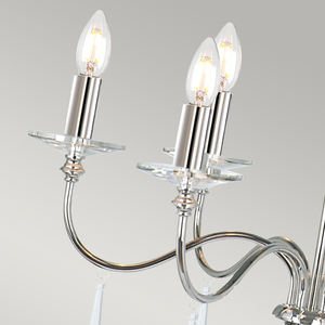 Lustra Finsbury Park cu 6 lumini - nichel lustruit Elstead small 4