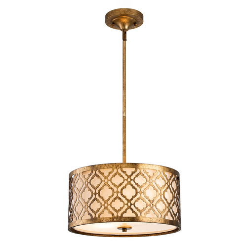 Verifica Arabella 2 Light Duo-Mount Pendant Lamp Medium Elstead.