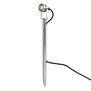 Spennymoor 1 x 12V Spotlight și stâlp cu cablu de 1m Elstead small 0