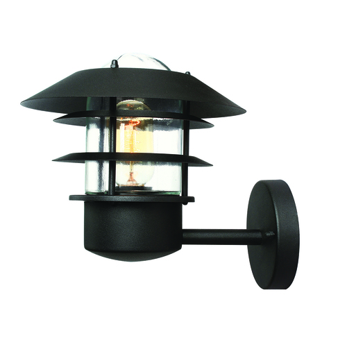 Verifica Helsingor - Lanternă de perete cu 1 lumină - negru Elstead