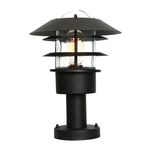 Helsingor Lanternă cu piedestal cu 1 lumină - negru Elstead small 0