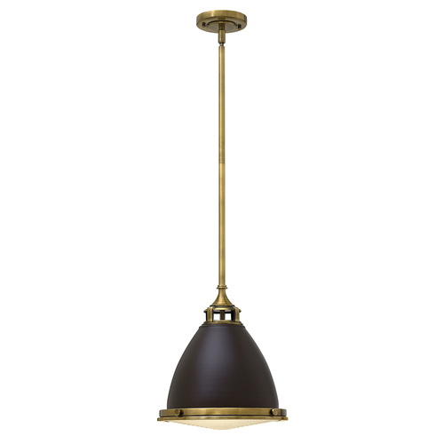 Verifica Lampă suspendată Amelia 1 Light Medium - Buckeye Bronze/Restoration Bronze Elstead.