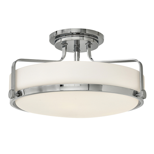 Verifica Harper Medium Semi Flush - Crom lustruit Elstead