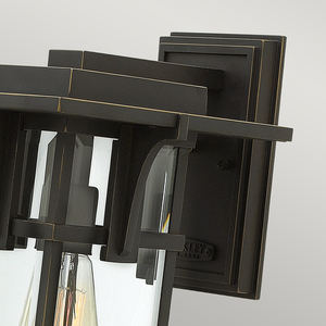 Manhattan 1 Light 1 Light Medium Wall Lantern Elstead small 1