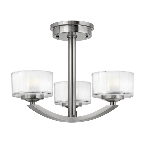 Verifica Meridian 3 Light Semi-Flush Elstead