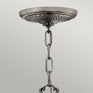 Candelabru Plantation cu 3 lumini - Nichel antic lustruit Elstead small 1