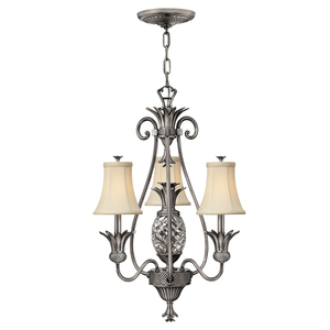 Candelabru Plantation cu 3 lumini - Nichel antic lustruit Elstead small 0