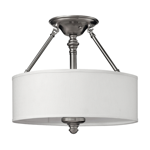 Verifica Sussex 3 Light Semi-Flush Elstead