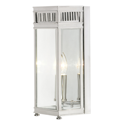 Verifica Holborn 1 Light Half Lantern Small - Crom lustruit Elstead