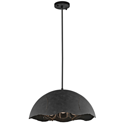 Verifica Fracture 3 Light Pendant Elstead