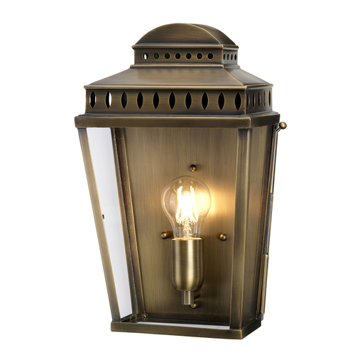 Verifica Mansion House - Lanternă de perete cu 1 lumină - alamă Elstead