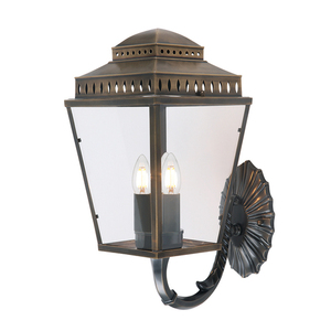 Mansion House Lanternă de perete cu 3 lumini - alamă Elstead small 0