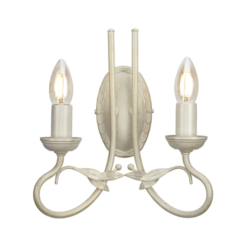 Verifica Olivia 2 Lumina de perete cu 2 lumini - Ivory/Gold Elstead
