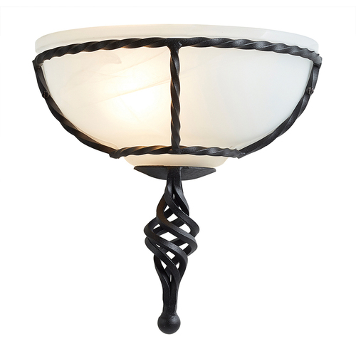 Verifica Pembroke 1 Light Wall Uplighter - negru Elstead