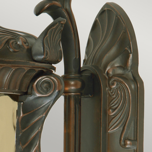 Lanternă mare de perete Philadelphia cu 3 lumini - bronz vechi Elstead small 3