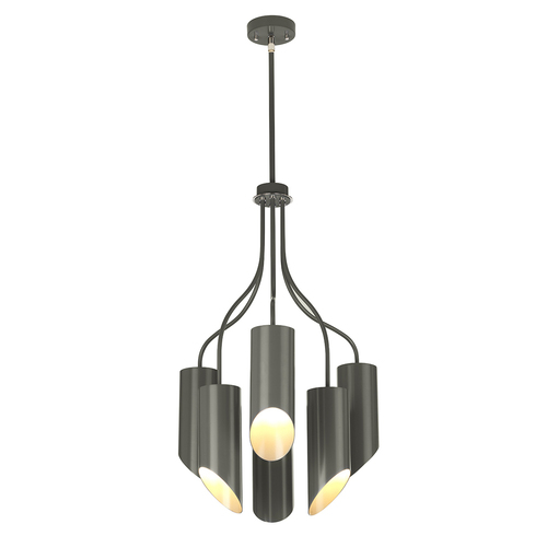 Verifica Candelabru cu 6 lumini Quinto - gri închis, nichel lustruit Elstead