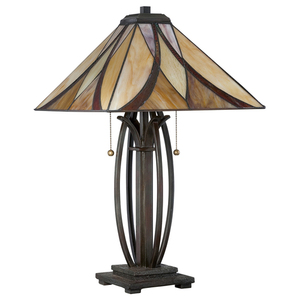 Lampă de masă cu 2 lumini Asheville Elstead small 1