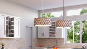 Lampă suspendată Elstead Brown Grille 4 small 1