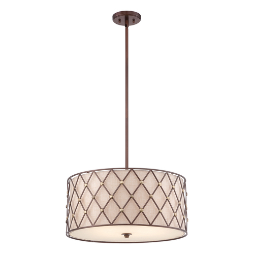 Verifica Lampă suspendată Elstead Brown Grille 4