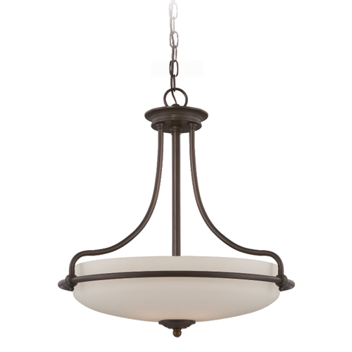 Verifica Lampă cu pandantiv Griffin cu 4 lumini - Palladian Bronze Elstead.