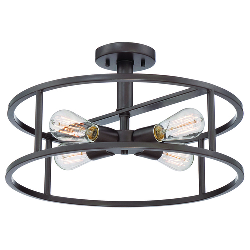 Verifica New Harbor 4 Light Semi-Flush Elstead