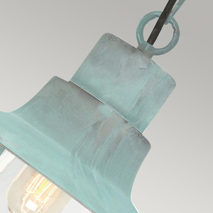 Lanternă cu lanț Sheldon 1 lumină - Verdigris Elstead small 2